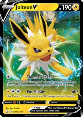 Jolteon V (PR-SW SWSH151) SWSH Black Star Promos