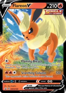 Flareon V (PR-SW SWSH149) SWSH Black Star Promos