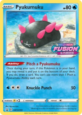 Pyukumuku (PR-SW SWSH169) SWSH Black Star Promos