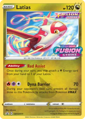 Latias (PR-SW SWSH171) SWSH Black Star Promos