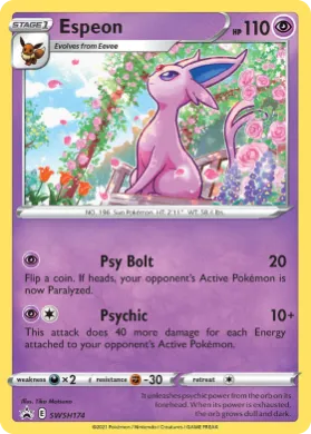 Espeon (PR-SW SWSH174) SWSH Black Star Promos