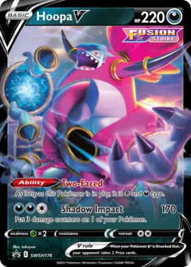 Hoopa V (PR-SW SWSH176) SWSH Black Star Promos