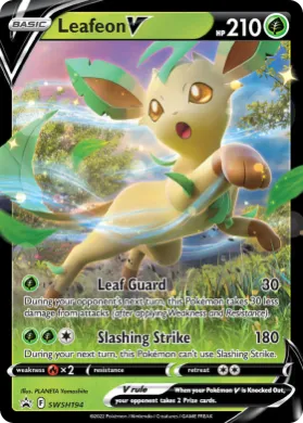 Leafeon V (PR-SW SWSH194) SWSH Black Star Promos