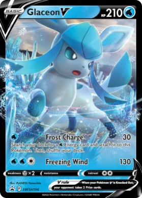 Glaceon V (PR-SW SWSH196) SWSH Black Star Promos