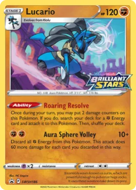 Lucario (PR-SW SWSH186) SWSH Black Star Promos