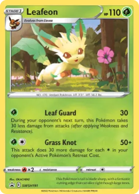 Leafeon (PR-SW SWSH191) SWSH Black Star Promos