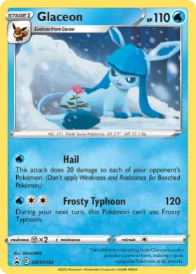 Glaceon (PR-SW SWSH192) SWSH Black Star Promos