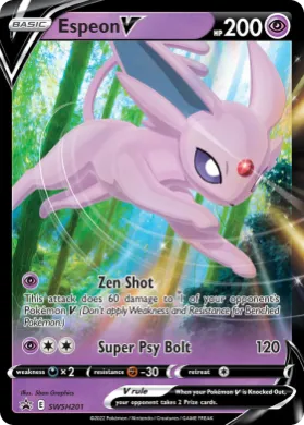 Espeon V (PR-SW SWSH201) SWSH Black Star Promos