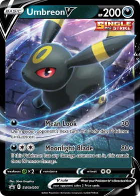 Umbreon V (PR-SW SWSH203) SWSH Black Star Promos