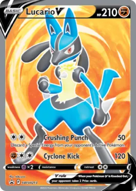 Lucario V (PR-SW SWSH213) SWSH Black Star Promos