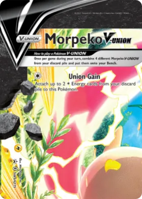 Morpeko V-UNION (PR-SW SWSH215) SWSH Black Star Promos