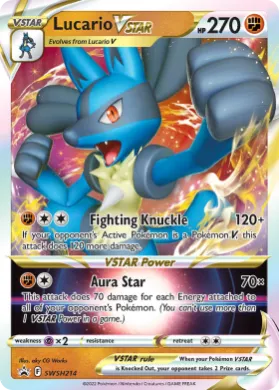 Lucario VSTAR (PR-SW SWSH214) SWSH Black Star Promos