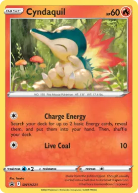 Cyndaquil (PR-SW SWSH221) SWSH Black Star Promos