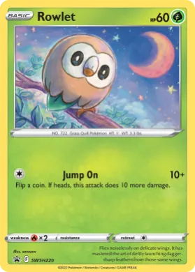 Rowlet (PR-SW SWSH220) SWSH Black Star Promos