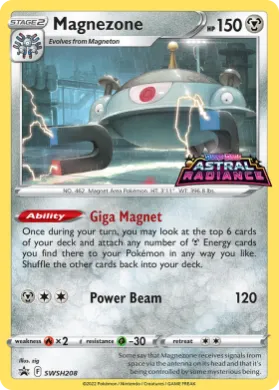 Magnezone (PR-SW SWSH208) SWSH Black Star Promos