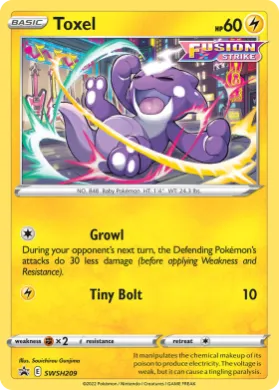 Toxel (PR-SW SWSH209) SWSH Black Star Promos