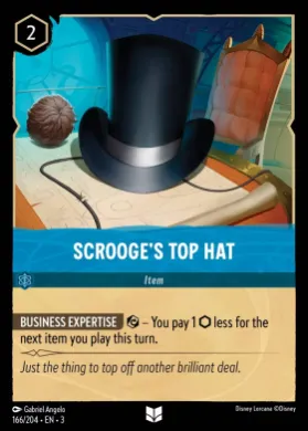 Scrooge's Top Hat (3INK 166) Into the Inklands