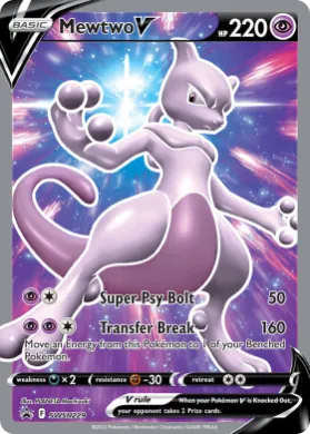 Mewtwo V (PR-SW SWSH229) SWSH Black Star Promos