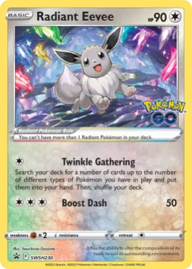 Radiant Eevee (PR-SW SWSH230) SWSH Black Star Promos