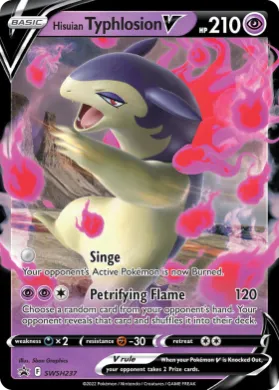 Hisuian Typhlosion V (PR-SW SWSH237) SWSH Black Star Promos