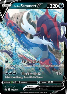 Hisuian Samurott V (PR-SW SWSH239) SWSH Black Star Promos