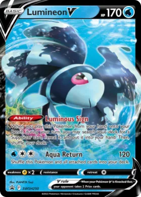 Lumineon V (PR-SW SWSH250) SWSH Black Star Promos