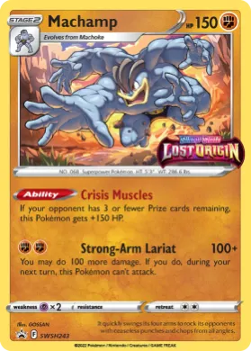 Machamp (PR-SW SWSH243) SWSH Black Star Promos