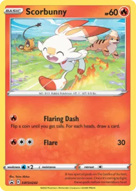 Scorbunny (PR-SW SWSH244) SWSH Black Star Promos