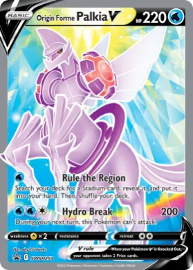 Origin Forme Palkia V (PR-SW SWSH253) SWSH Black Star Promos