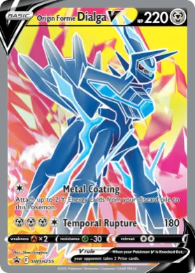Origin Forme Dialga V (PR-SW SWSH255) SWSH Black Star Promos