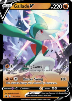 Gallade V (PR-SW SWSH258) SWSH Black Star Promos