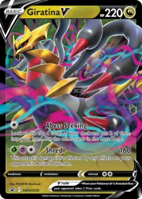 Giratina V (PR-SW SWSH259) SWSH Black Star Promos