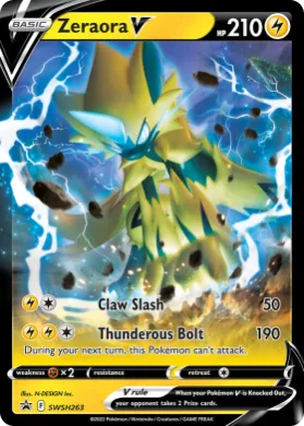 Zeraora V (PR-SW SWSH263) SWSH Black Star Promos