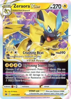Zeraora VSTAR (PR-SW SWSH265) SWSH Black Star Promos