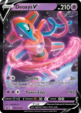 Deoxys V (PR-SW SWSH266) SWSH Black Star Promos