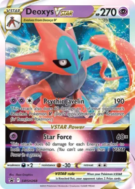 Deoxys VSTAR (PR-SW SWSH268) SWSH Black Star Promos