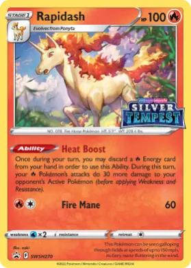 Rapidash (PR-SW SWSH270) SWSH Black Star Promos