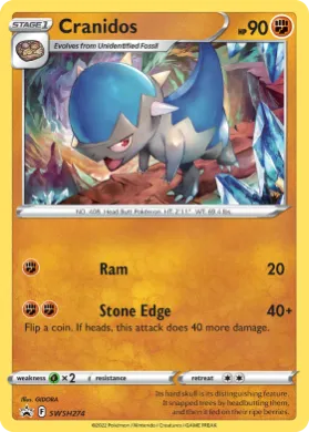 Cranidos (PR-SW SWSH274) SWSH Black Star Promos