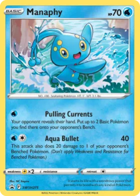 Manaphy (PR-SW SWSH275) SWSH Black Star Promos