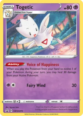 Togetic (PR-SW SWSH276) SWSH Black Star Promos