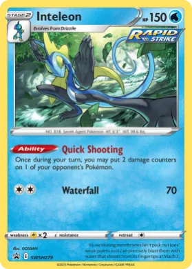 Inteleon (PR-SW SWSH279) SWSH Black Star Promos
