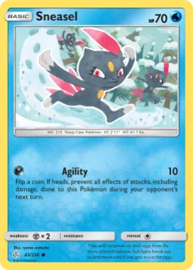 Sneasel (CEC 43) Cosmic Eclipse