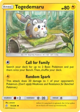 Togedemaru (CEC 73) Cosmic Eclipse