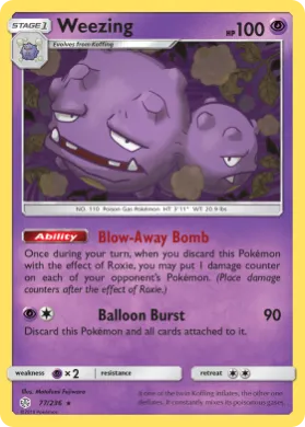 Weezing (CEC 77) Cosmic Eclipse