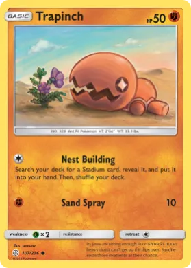 Trapinch (CEC 107) Cosmic Eclipse