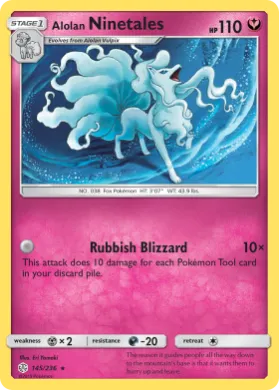 Alolan Ninetales (CEC 145) Cosmic Eclipse