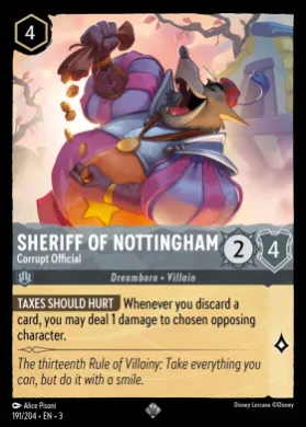 Sheriff of Nottingham (3INK 191) Into the Inklands