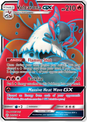 Volcarona-GX (CEC 213) Cosmic Eclipse