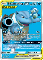 Blastoise & Piplup-GX (CEC 214) Cosmic Eclipse