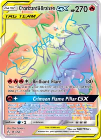 Charizard & Braixen-GX (CEC 251) Cosmic Eclipse